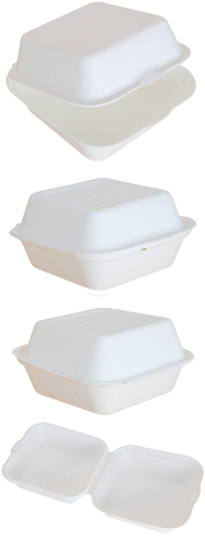 K-펄프 햄버거 용기(흰색) 500개