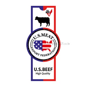 H-정육스티커 U.S.BEEF 낱장 1000개 묶음